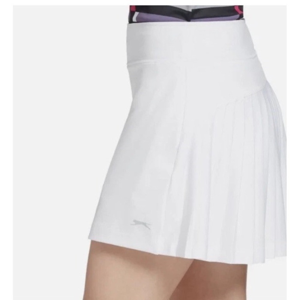 Slazenger White Tech Pleated 16" Golf Tennis Skort Skirt Sz XL Pickle ball NWT